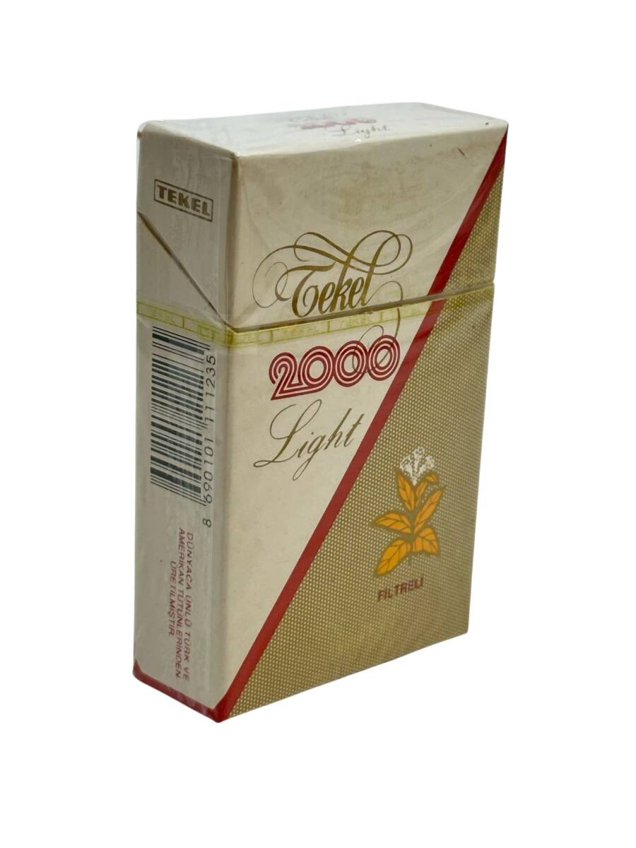  TC Tekel İdaresi Tekel 2000 Light Açılmamış Dolu Paket Sigara AOB4559 - 2