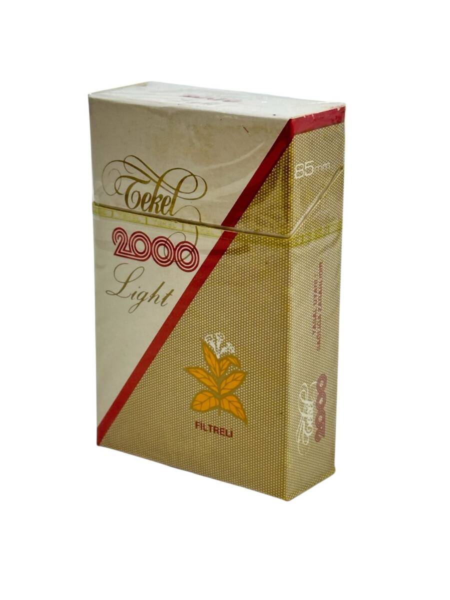  TC Tekel İdaresi Tekel 2000 Light Açılmamış Dolu Paket Sigara AOB4559 - 3