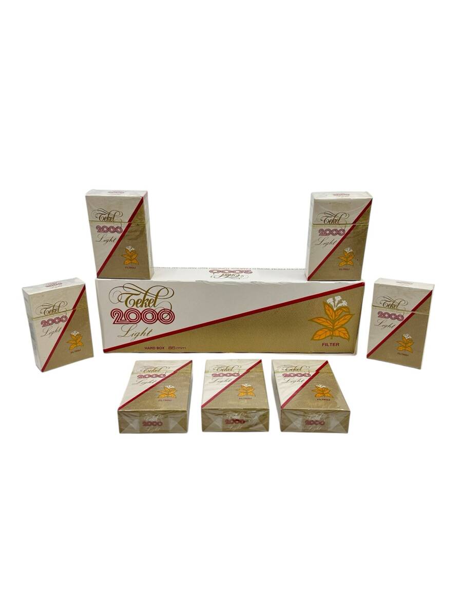  TC Tekel İdaresi Tekel 2000 Light Açılmamış Dolu Paket Sigara AOB4559 - 7