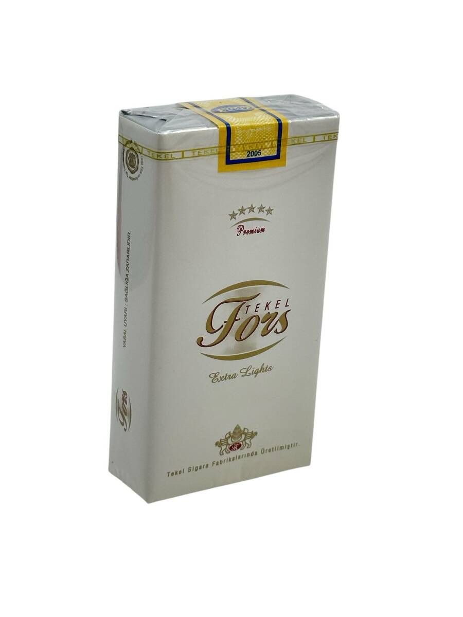  TC Tekel İdaresi Tekel Fors Extra Lights Açılmamış Dolu Paket Sigara AOB4564 - 2