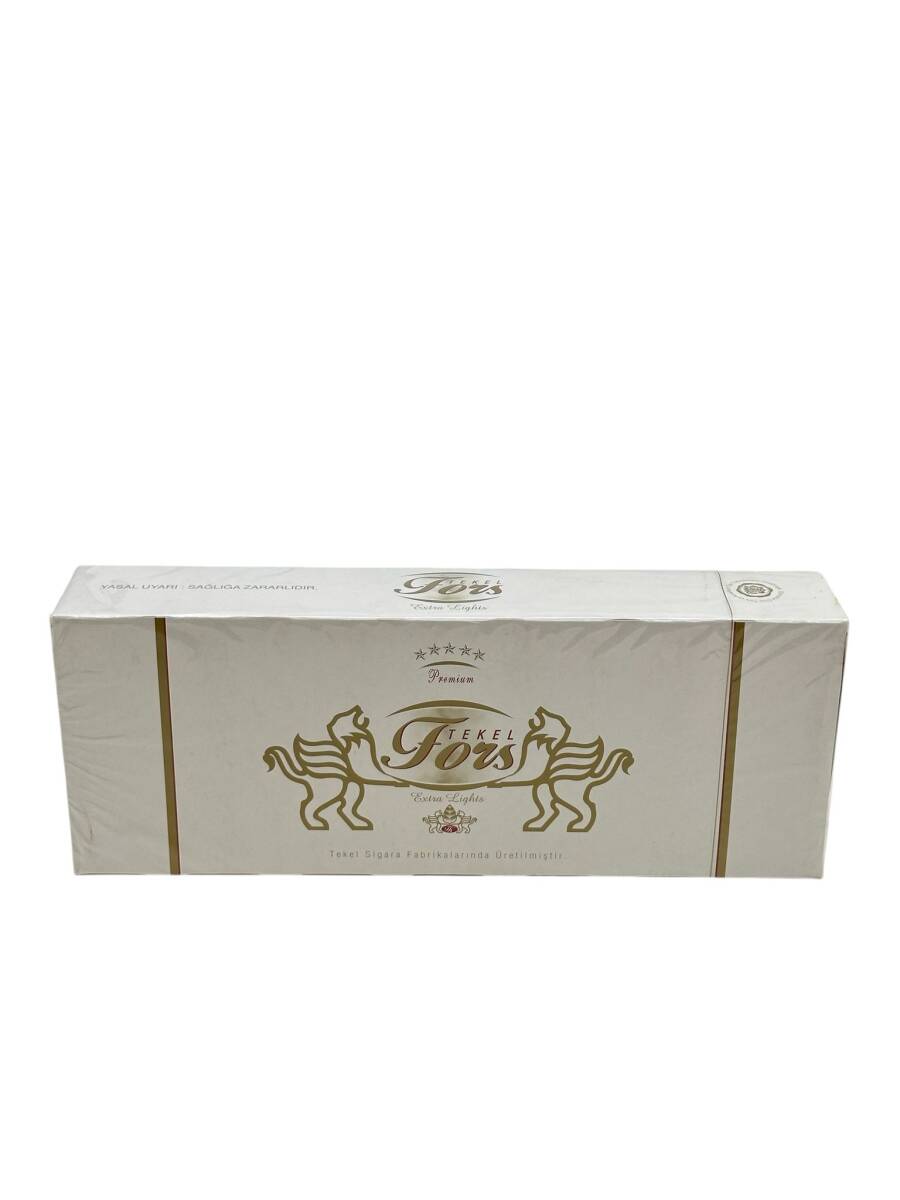  TC Tekel İdaresi Tekel Fors Extra Lights Açılmamış Dolu Paket Sigara AOB4564 - 5