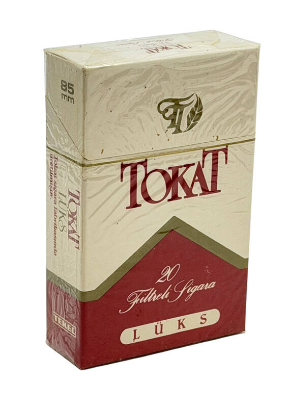  T.C. Tekel İdaresi Tokat Filtreli Açılmamış Paket Lüks Sigara AOB5380 - 1