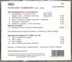 Tchaikovsky Ballet Works VCD VCD25293 - 2