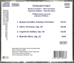 Tchaikovsky – Romeo & Juliet / 1812 Overture / Capriccio Italien / Marche Slave (İkinci El) CD5205 - 2