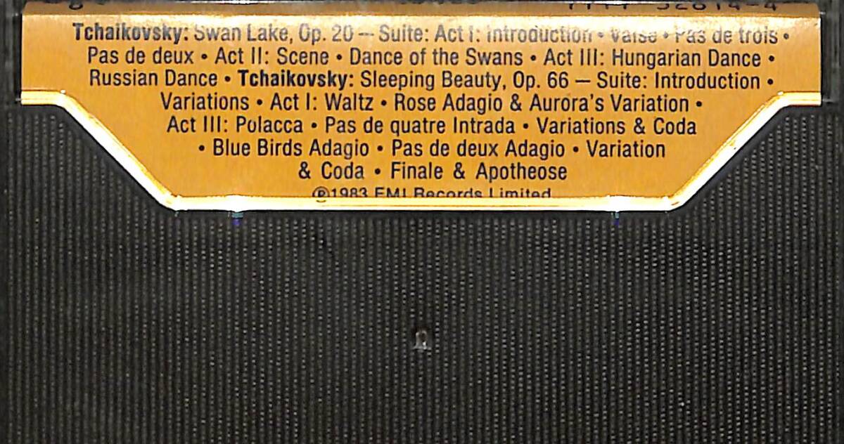 Tchaikovsky Swan Lake & Sleeping Beauty Suites - Philharmonia Orchestra - Kurtz Solo Violin: Yehudi Menuhin Kaset (İkinci El) KST29088 - 2