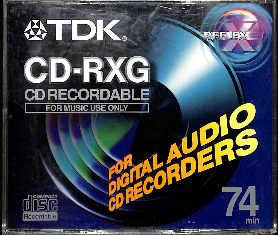 TDK CD-RXG CD-Recordable 74min RAR/OVP! AUDIO-CD-RECORDER CD (İkinci El) CD4645 - 1