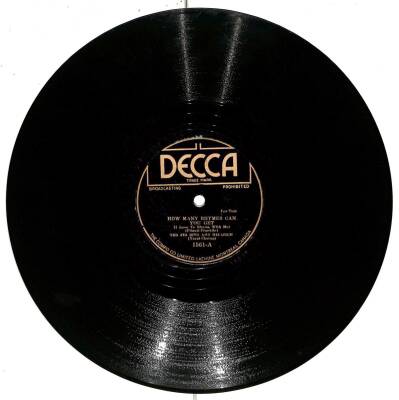 Ted Fio Rito And His Orchestra (1937) - The Cross-Eyed Cowboy on the Cross-Eyed HorseTAŞ PLAK (107.5) PLK18385 - 1