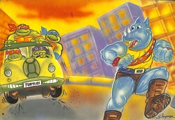 Teenage Mutant Hero Turtles Ninja Kaplumbağalar Kartpostal KRT17862 - Gökçekoleksiyon