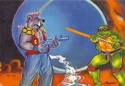 Teenage Turtles Ninja Kaplumbağalar Kartpostal KRT17863 - Gökçekoleksiyon
