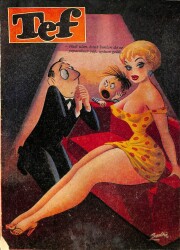 TEF HAFTALIK SİYASİ MİZAH DERGİSİ - CİLT 1 - 9 EKİM 1954 - SAYI 10 DRG9 - Gökçekoleksiyon