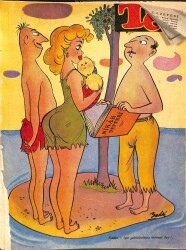 TEF MİZAH KARİKATÜR DERGİSİ SAYI 34 26 MART 1955 DRG2 - Gökçekoleksiyon