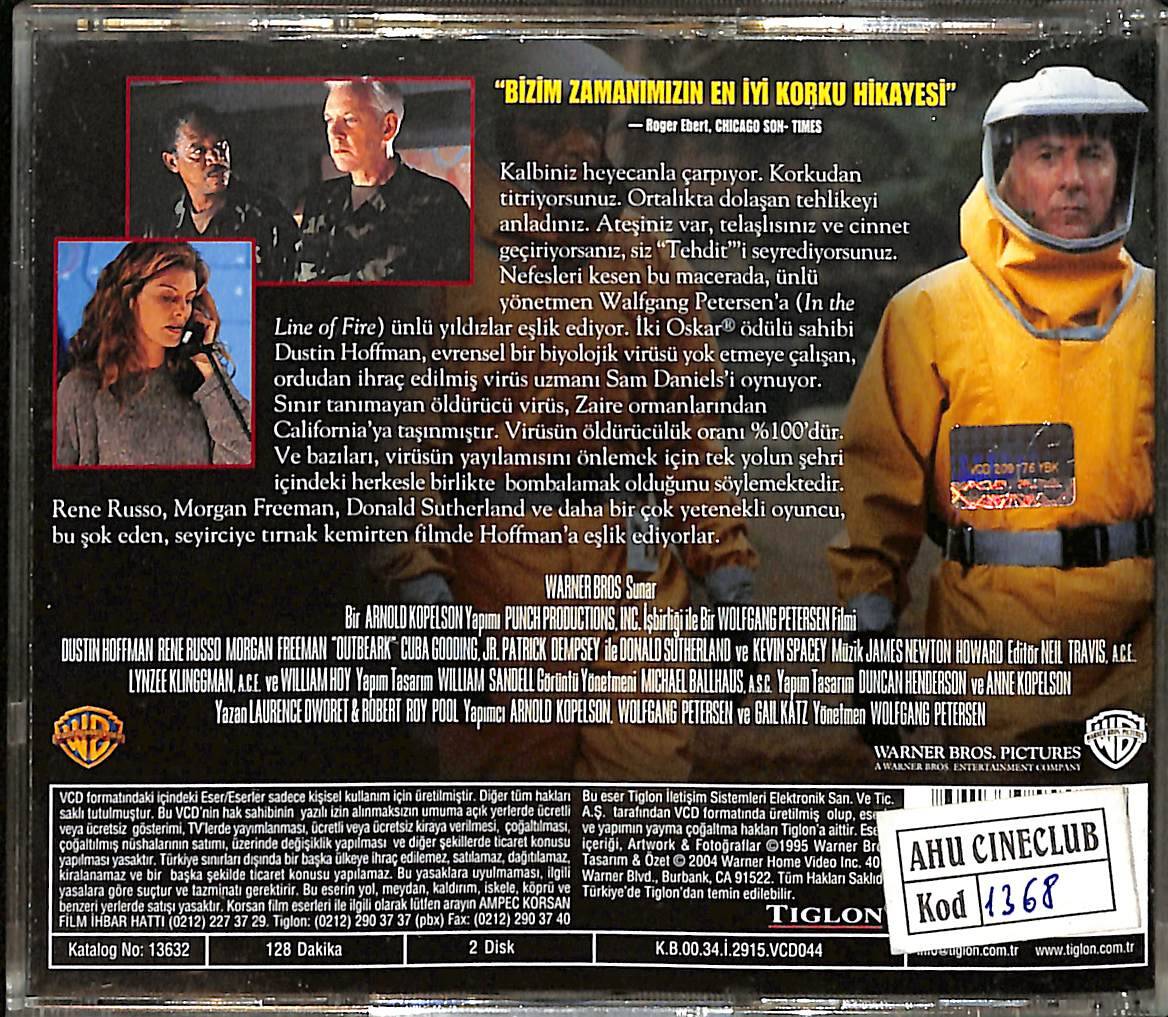 Tehdit – Outbreak (1995) Orjinal VCD Film VCD28670 - 2