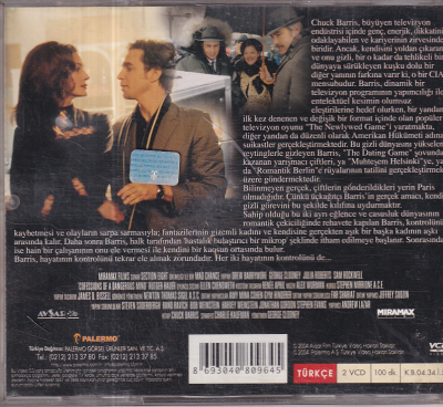 Tehlikeli Aklın İtirafları Drew Barrymore VCD Film VCD10844 - 2