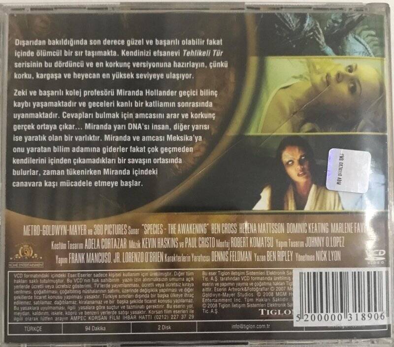 Tehlikeli Tür Uyanış VCD Film VCD8079 - 2