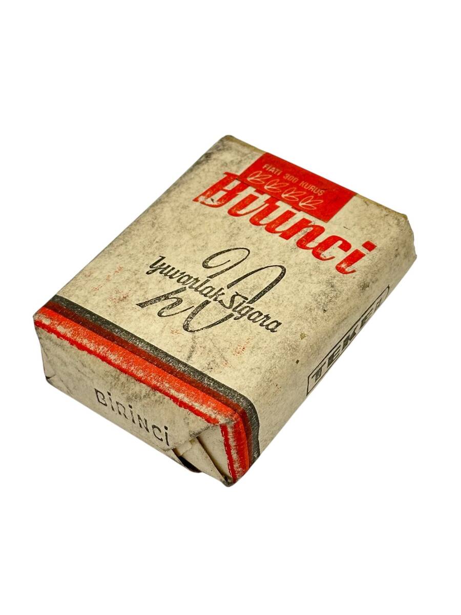 Tekel İdaresi Birinci Açılmamış Dolu Paket Filtresiz Yuvarlak Sigara AOB4165 (N) - 3