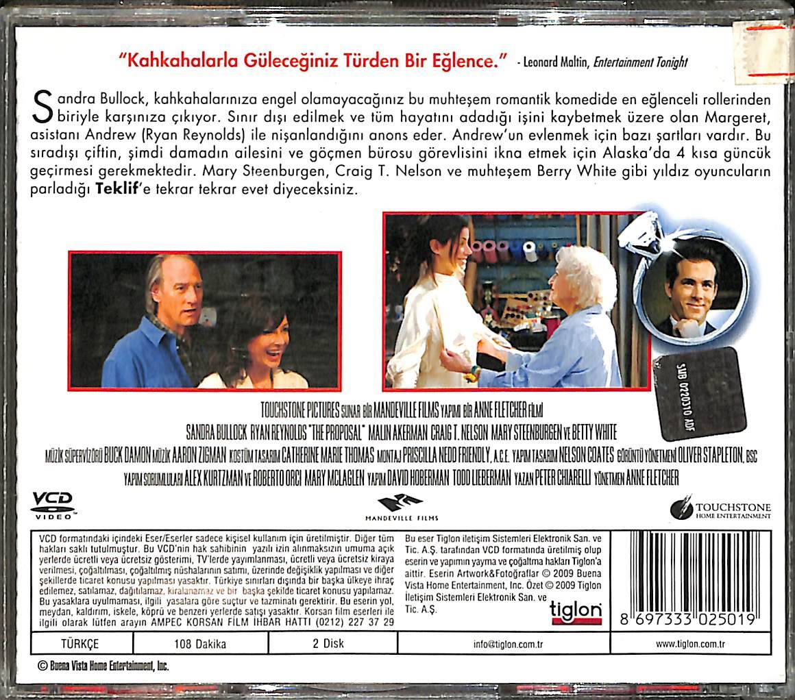 Teklif - The Proposal VCD Film (İkinci El) VCD27838 - 2
