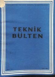 Teknik Bülten Dergisi Eylül 1969 Sayı 17 NDR77400 - Gökçekoleksiyon
