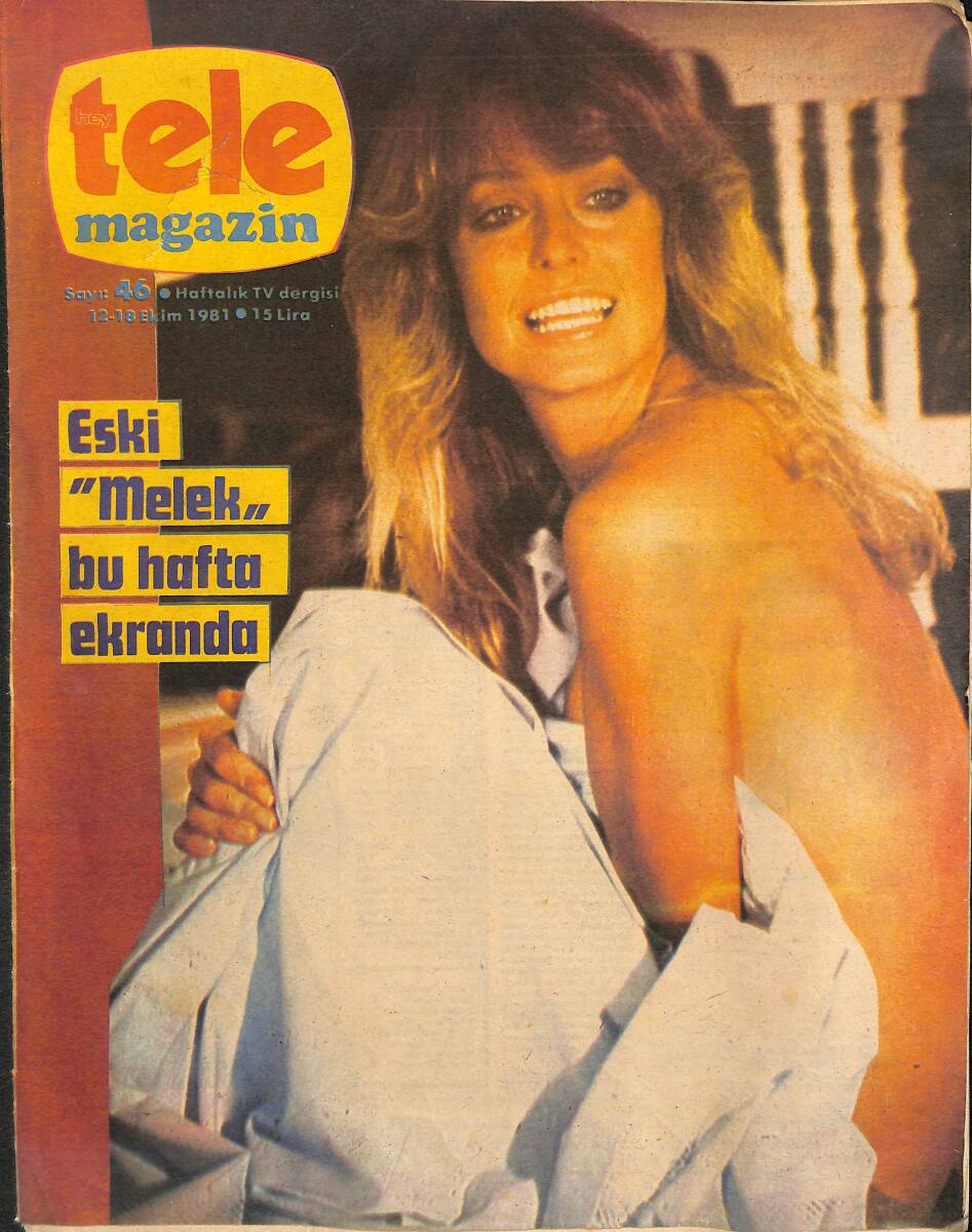 Tele Magazin Dergisi 12-18 Ekim 1981 Sayı 46 - Yılın Türkiye Güzeli Funda Aydoğdu - Adile Naşit, Müşterilere Plak Satmaya Çalıştı NDR90790 - 1