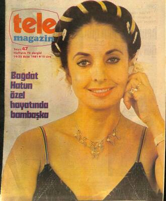Tele Magazin Dergisi 19-25 Ekim 1981 Sayı 47 - Uğur Dündar Kadınlaşan Erkekler Konusunu Ekrana Getiriyor NDR77838 - 1