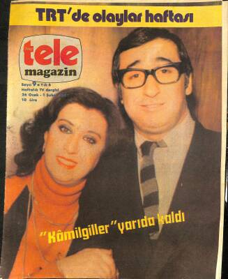 Tele Magazin Dergisi 26 Ocak - 1 Şubat 1981 Sayı 9 - Ayşegül Aldinç , Spiker Olamadı ! NDR77841 - 1