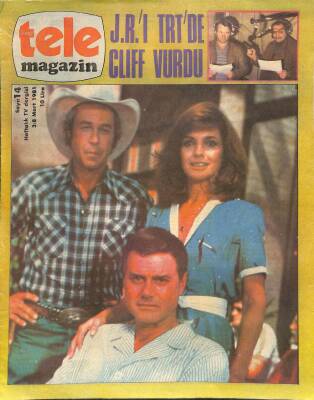 Tele Magazin Dergisi Sayı14 2-8 Mart 1981 - Dallas J.R., Şeker Kız 20 Yaşında, Dressed To Kill, Rawhide Geçidi NDR72551 - 1