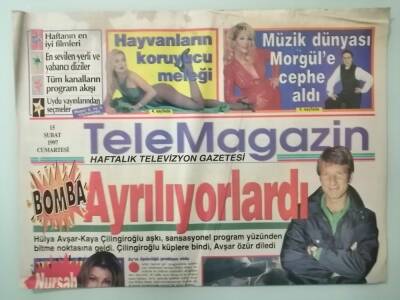 Tele Magazin Gazetesi 15 Şubat 1997 Mahsun Kırmızıgül Aradığını Buldu -GZ14953 - 1