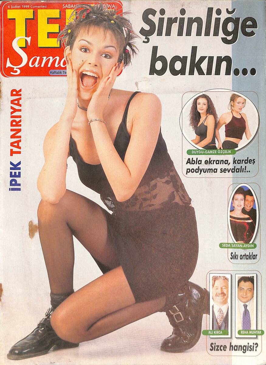 Tele Şamdan Dergisi 6 Şubat 1999 - Mutluluk Dağıtan Şarkıcı Muazzez Ersoy NDR87749 - 1