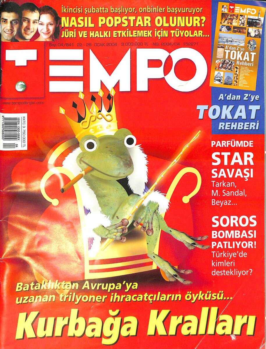 Tempo Dergisi 22-28 Ocak 2004 Sayı: 04/841 - Starların Parfüm Yarışı 
