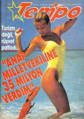 TEMPO DERGİSİ 29 MAYIS - 4 HAZİRAN 1988 - Şaban Özbek, Füsun Önal (Kolejli Füsunun Fotoğraf Keyfi)Anap Miletvekiline 35 Milyon Verdim KTP3140 - 1