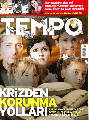 Tempo Dergisi Sayı 39 - 25 EYLÜL 2008 - KRİZDEN KORUNMA YOLLARI, İLKER BAŞBUĞUN PLANI NE? DRG621 - 1