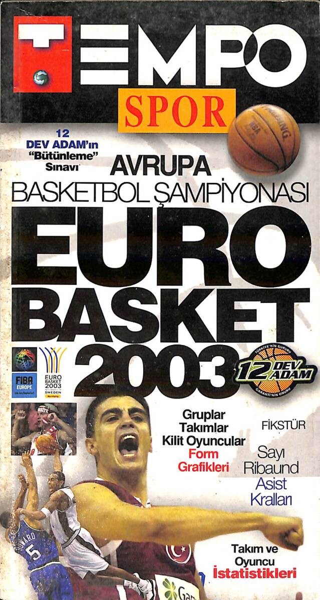Tempo Spor - Avrupa Basketbol Şampiyonası Euro Basket 2003 NDR92793 - 1