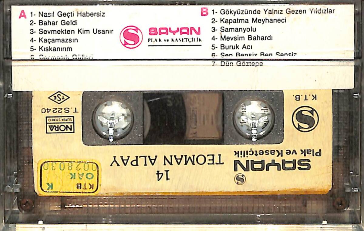 Teoman Alpay - Fasıl 14 Kaset (İkinci El Kaset) KST29725 - 2