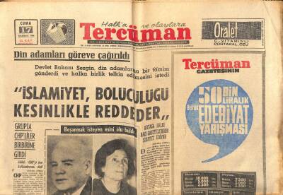 Tercüman 17 Haziran 1966 - İslamiyet, Bölücülüğü Kesinlikle Reddeder. - Kanalizasyon İnşaatında 4 İşçi Öldü. GZ123693 - 1