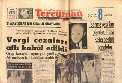 Tercüman 19 Temmuz 1966 - Çocuğunu Öpmek İçin Gitmişti. Katil Oldu. - Memurlara Yüzde 10 ile 15 Arası Zam Yapılacak GZ123670 - 1