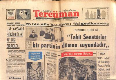 Tercüman 25 Temmuz 1966 - Son Göz Ağrımız Hatay - İzmirde Güpegündüz Bir Bankayı Soydular. GZ123674 - 1
