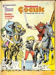 Tercüman Çocuk 31 Aralık 1982 Sayı53 Sihirli Hançer, Yüzbaşı Volkan NDR39830 - Gökçekoleksiyon