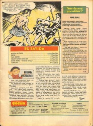 Tercüman Çocuk Dergisi Sayı 19 7 Mayıs 1982 - Torgal, Firavunlar Ülkesi 2, Star Wars Ölüm Yıldızı, Taş Devri, Yüzbaşı Volkan Uçan Dairelerin Sırrı NDR82411 - Gökçekoleksiyon