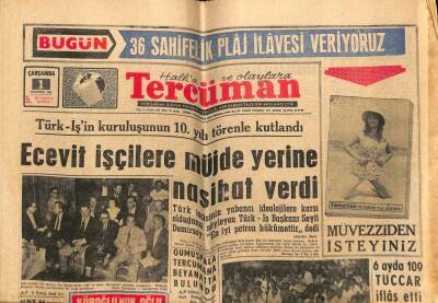Tercüman Gazetesi 1 Ağustos 1962 - Adalet Bakanı Gazetecilerin Yazılarına Sansür Koydu GZ67623 - 2