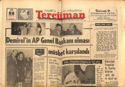 Tercüman Gazetesi 1 Aralık 1964 - Demirelin AP Genel Başkanı Olması Müsbet Karşılandı GZ65805 - 1
