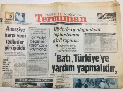 Tercüman Gazetesi 1 Aralık 1979 - 1 MHP Yöneticisi Öldürüldü GZ53572 - 1