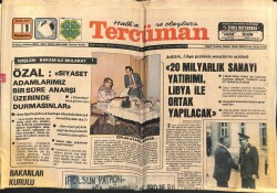 Tercüman Gazetesi 1 Eylül 1977 - Özal : ''Siyaset Adamlarımız Bir Süre Anarşi Üzerinde Durmasınlar'' GZ160289 - Gökçekoleksiyon