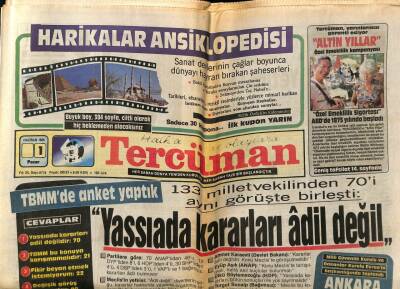 Tercüman Gazetesi 1 Haziran 1986 - 133 Milletvekilinden 70i Aynı Görüşte Birleşti Yassıada Kararları Adil Değil GZ65951 - 1