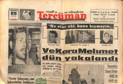 Tercüman Gazetesi 1 Nisan 1967 - Papandreu , Yunan Kralını İhtilal İle Tehdit Etti GZ90908 - 1
