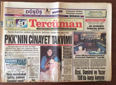Tercüman Gazetesi 1 Nisan 1986 - İstanbul Belediye Başkanı Bedrettin Dalan Ve İstanbul GZ10432 - 1