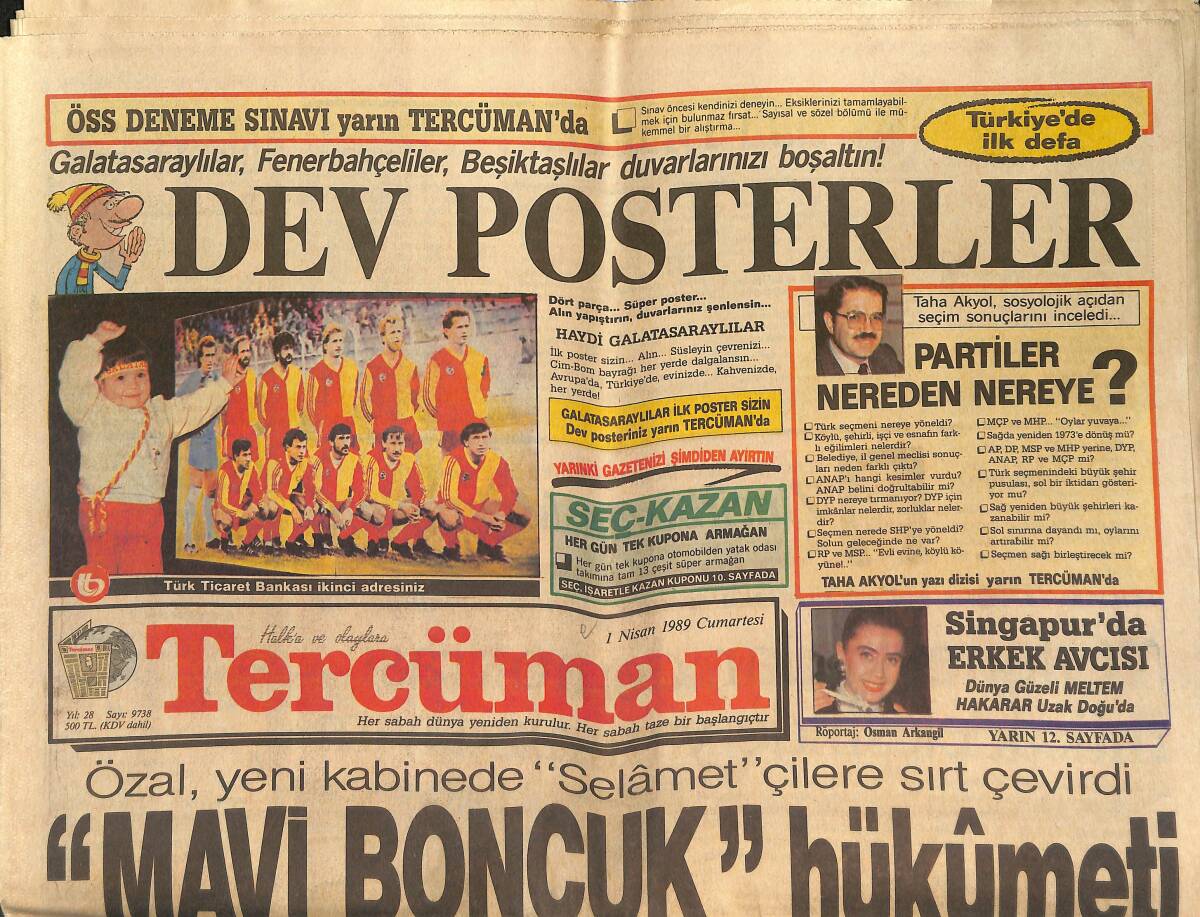 Tercüman Gazetesi 1 Nisan 1989 - Savcı , Arıkan İçin Ömür Boyu Hapis Cezası İstedi GZ150335 - 1