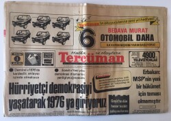 Tercüman Gazetesi 1 Ocak 1976 - Demirel Hürriyetçi Demokrasiyi Yaşatarak 1976 ya Giriyoruz GZ11208 - 2