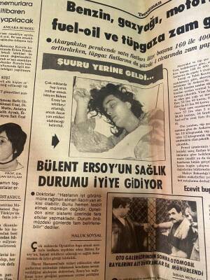 Tercüman Gazetesi 1 Şubat 1982 - Çok Miktarda Hap İçerek İntihar Etmek İsteyen Bülent Ersoyun Tehlikeyi Atlattığı Belirtildi GZ67267 - 4