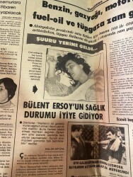 Tercüman Gazetesi 1 Şubat 1982 - Çok Miktarda Hap İçerek İntihar Etmek İsteyen Bülent Ersoyun Tehlikeyi Atlattığı Belirtildi GZ67267 - 2