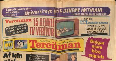 Tercüman Gazetesi 1 Şubat 1985 - Özal Davosta Türkiyeyi Tanıtacağız GZ84199 - 1