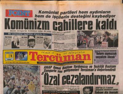 Tercüman Gazetesi 1 Temmuz 1988 - Evren Anlattı , ABD Yöneticileri Söz Verdi GZ83342 - 1